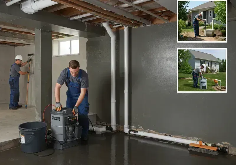 Basement Waterproofing and Flood Prevention process in Cary, IL